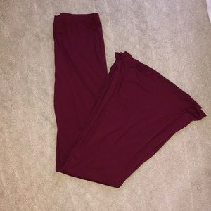 Maroon Flare pants